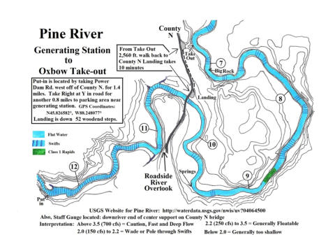 Pine River Map