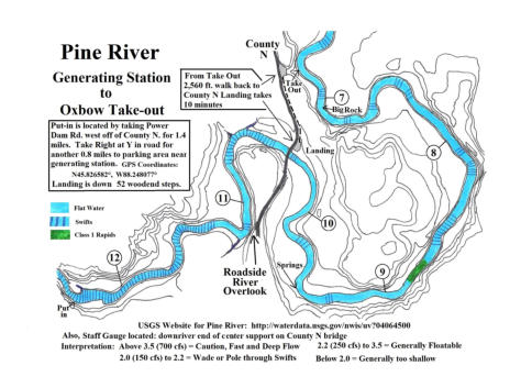Pine River Map